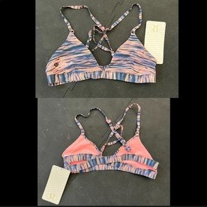 NWT 8 lululemon AUSTRALIA 🇦🇺 shanti surf triangle TOP ONLY dream waves multi